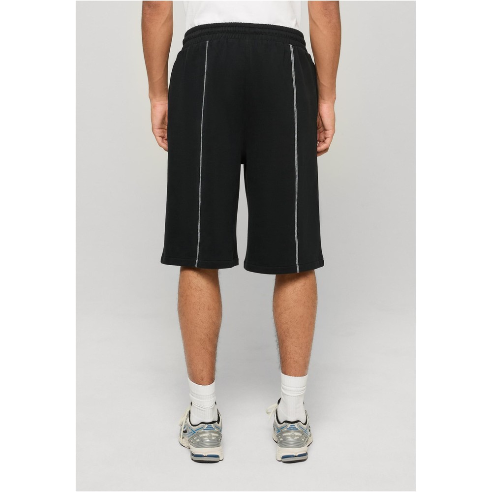 Urban Classics - Contrast Seam Peached Bermuda Pantalon court - Noir